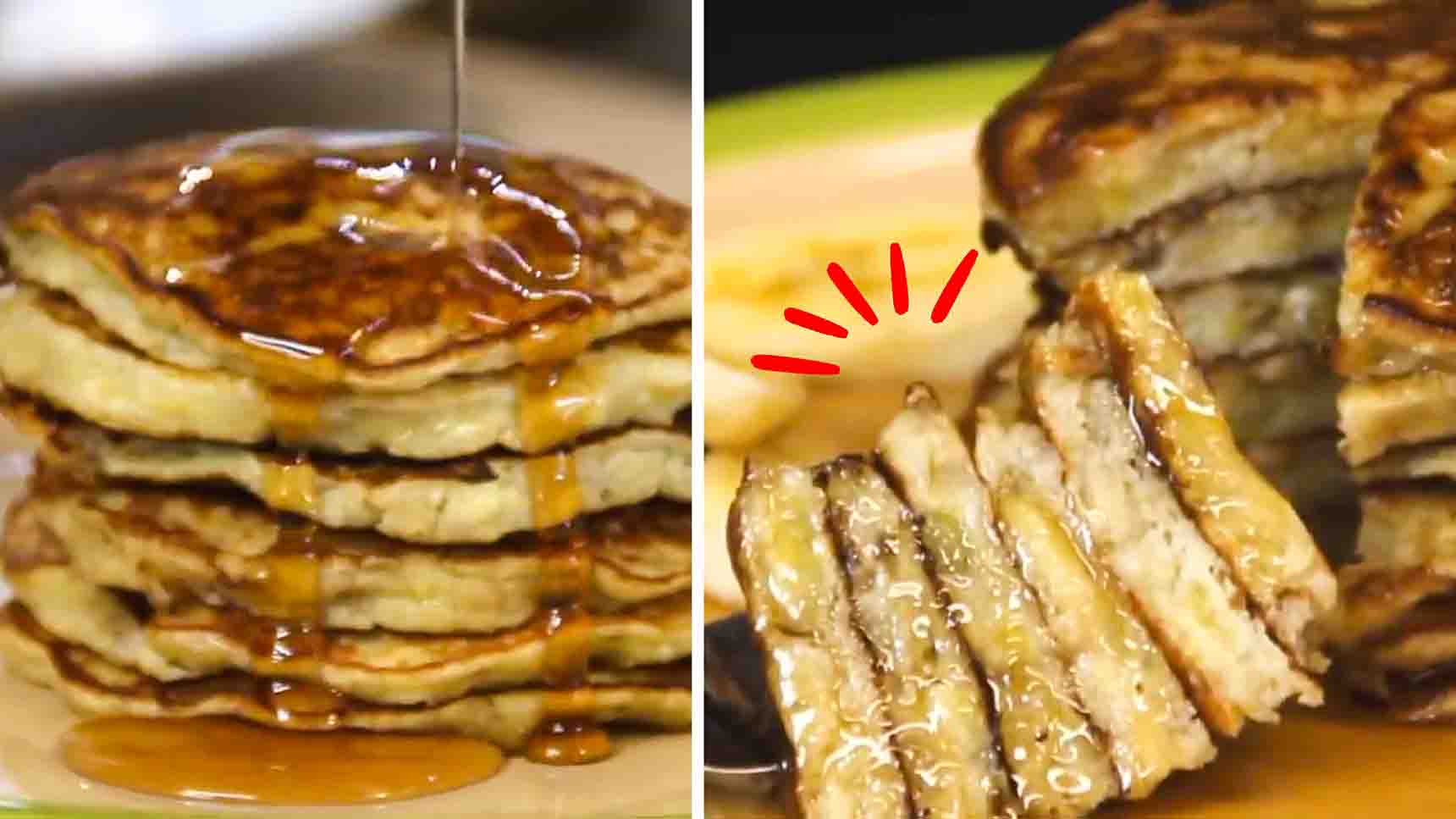 3-Ingredient Flourless Banana Pancake Recipe | DIY Joy Projects and Crafts Ideas