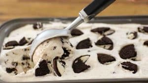 3-Ingredient Homemade Oreo Ice Cream Recipe