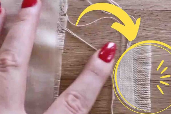 How to find the grainline in any fabric without selvage