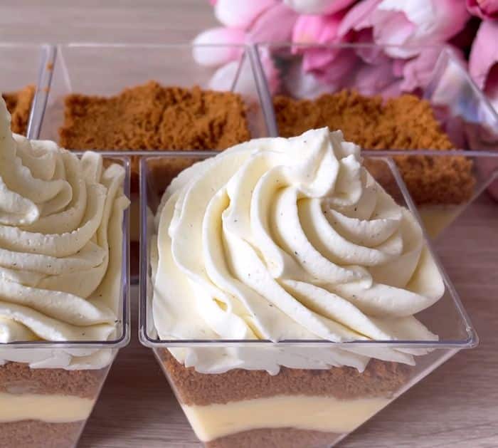 6-Ingredient Lotus Biscoff Dessert Cups Recipe