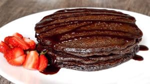 Best Fluffy Chocolate Pancakes