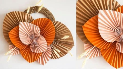 Boho Palm Leaves Wall Decor DIY | DIY Joy Projects and Crafts Ideas