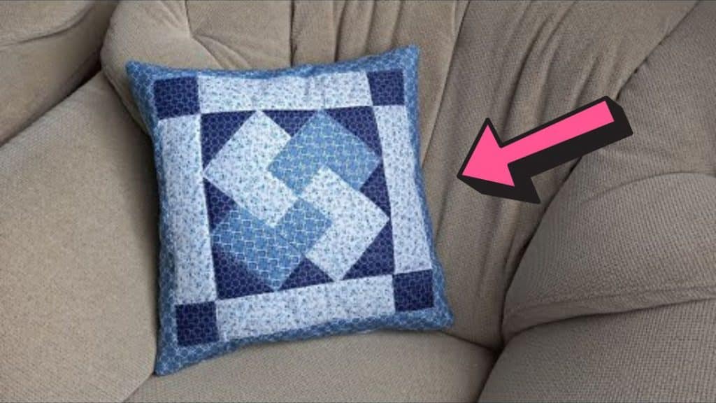 Card Trick Patchwork Pillowcase