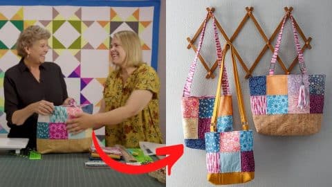 Charm Pack Tote Bag Sewing Tutorial | DIY Joy Projects and Crafts Ideas