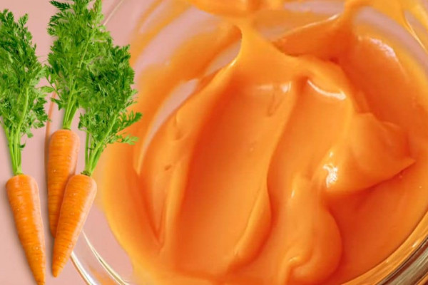 DIY Carrot Cream for Glowing Skin