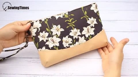 DIY Clutch Purse Bag and Wrislet | DIY Joy Projects and Crafts Ideas