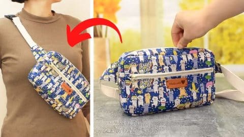 DIY Fanny Pack Sling Bag | DIY Joy Projects and Crafts Ideas