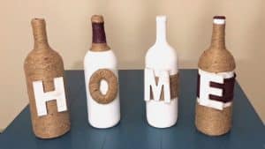 DIY Wine Bottle Home Decor