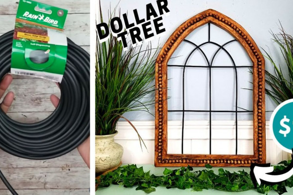Dollar Tree DIY Cathedral Window