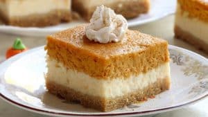 Easy Pumpkin Pie Cheesecake Bars