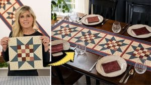 Easy Sawtooth 16-Patch Block Quilt Tutorial