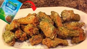 Easy-To-Make Crispy Ranch Chicken Wings