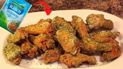 Easy-To-Make Crispy Ranch Chicken Wings | DIY Joy Projects and Crafts Ideas