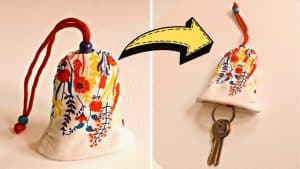 Easy-To-Sew DIY Fabric Key Cover/Holder