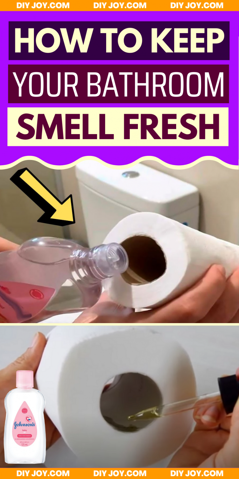 Easy Trick To Keep Your Bathroom Smelling Fresh All The Time DIY Joy