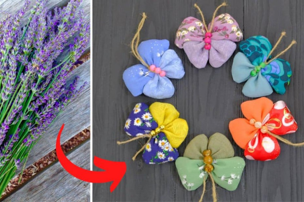 Fragrant Fabric Butterflies With Lavender Sewing Tutorial