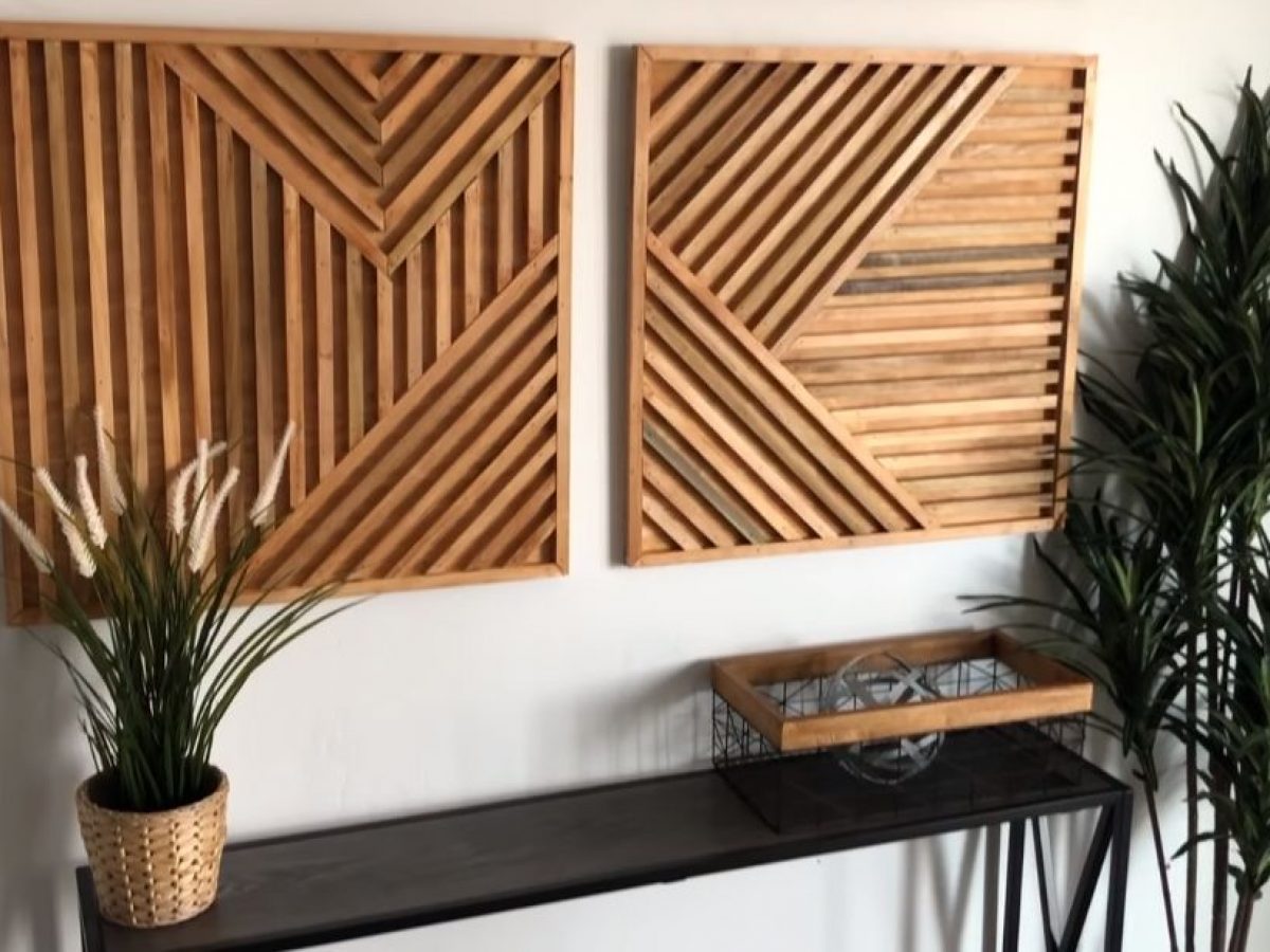 Beautiful DIY Geometric Wood Table Top Design: Steps and Video