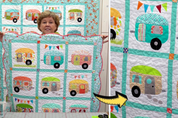 How To Make A Cute Camper Quilt
