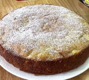 Old School Apple Walnut Cake Recipe