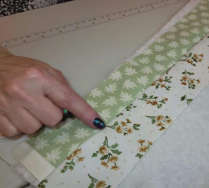 How To Sew A Quilt As You Go Placemat Using A Jelly Roll