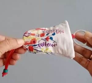 Easy-To-Sew DIY Fabric Key Cover/Holder - DIY Joy
