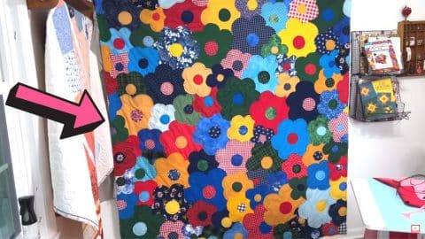 Iconic 1970s Flower Power Applique Quilt | DIY Joy Projects and Crafts Ideas
