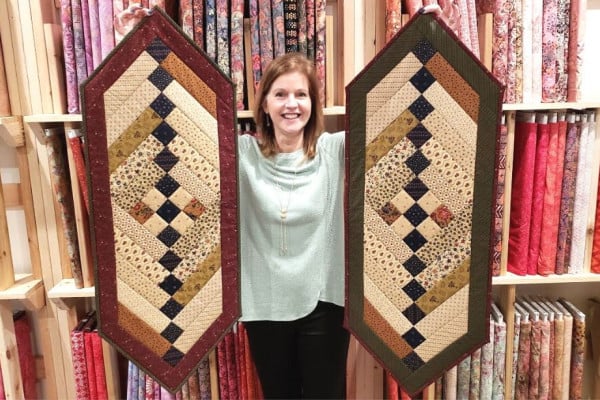 Jelly Roll Friendship Braid Table Runner Tutorial