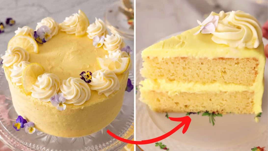 Light And Fluffy Lemon Cake Recipe