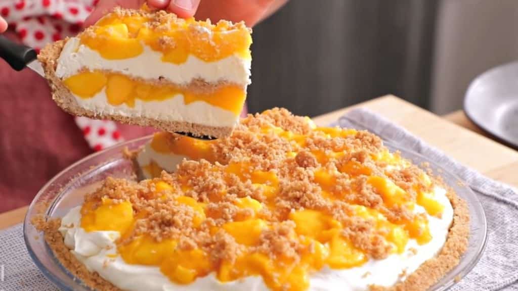 No-Bake 5-Ingredient Mango Pie