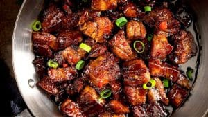 Sweet and Spicy Pork Belly