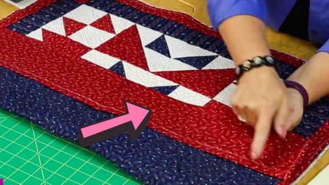 Adding A Hanging Sleeve To Wall Quilts Or Any Quilt | DIY Joy Projects and Crafts Ideas