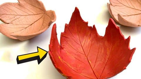 Easy DIY Autumn Leaf Bowl Tutorial | DIY Joy Projects and Crafts Ideas