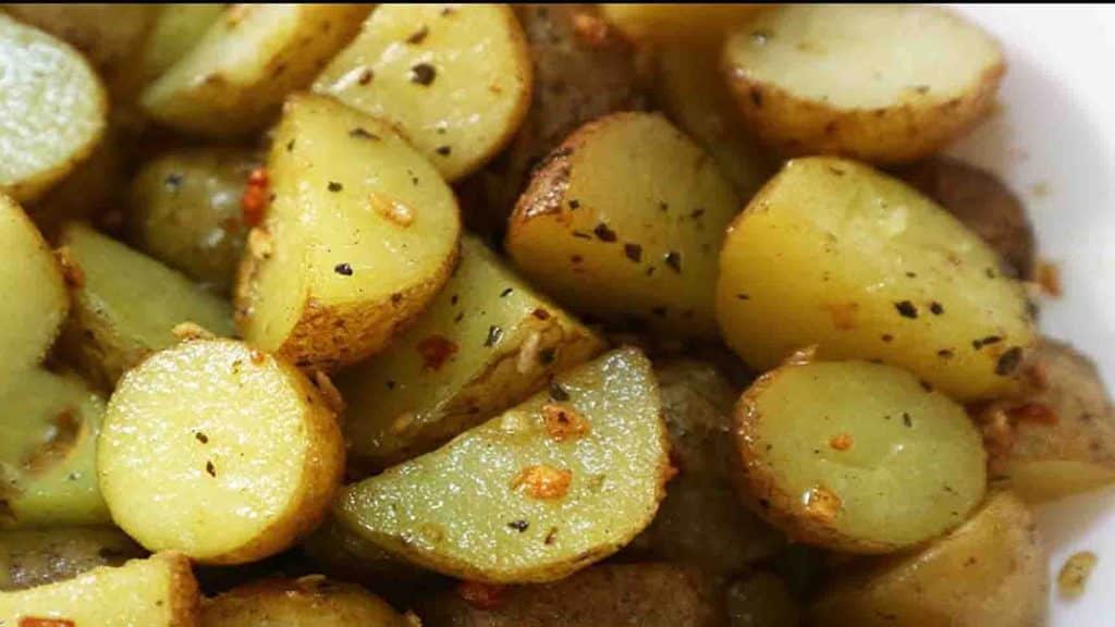 Butter garlic potatoes recipe
