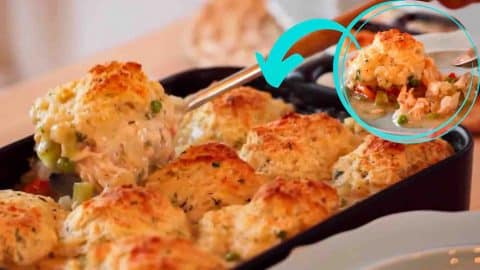 Easy Chicken And Biscuit Casserole Recipe | DIY Joy Projects and Crafts Ideas