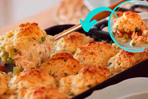 Easy chicken and biscuit casserole recipe