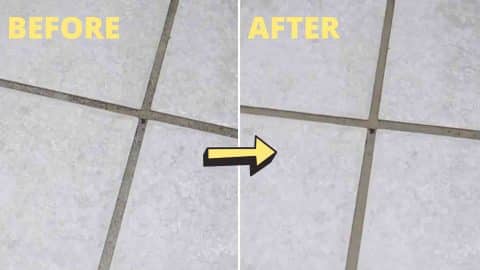 $1 Dollar Tree Grout Cleaner That Actually Works | DIY Joy Projects and Crafts Ideas