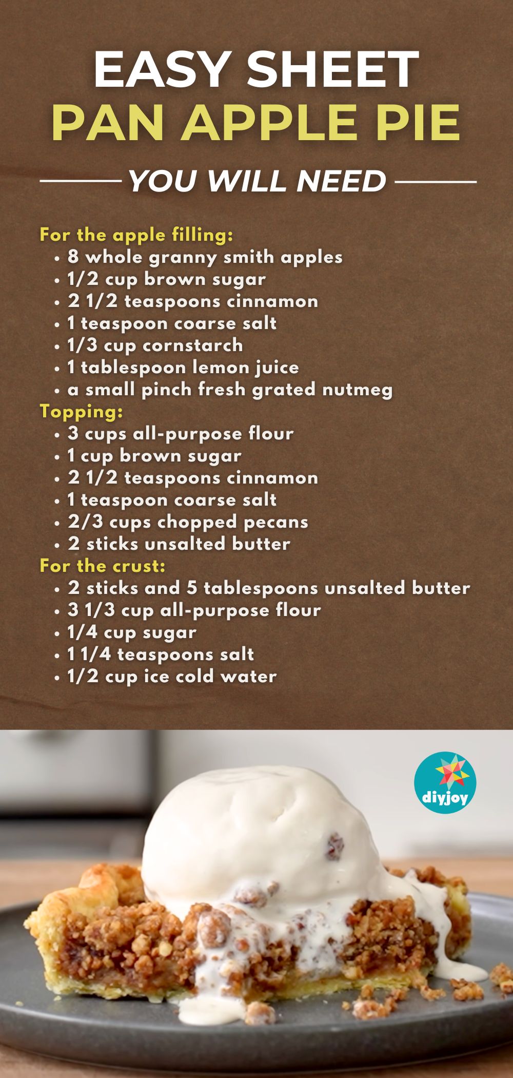 easy Sheet Pan Apple Pie