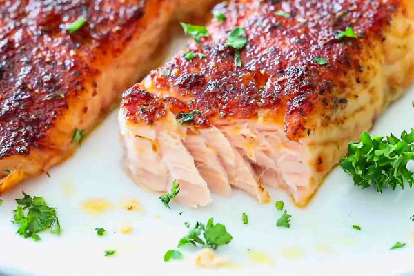 Easy air fryer salmon recipe
