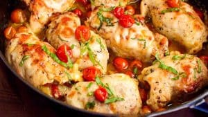 Easy Chicken Pesto Roll-Ups Recipe