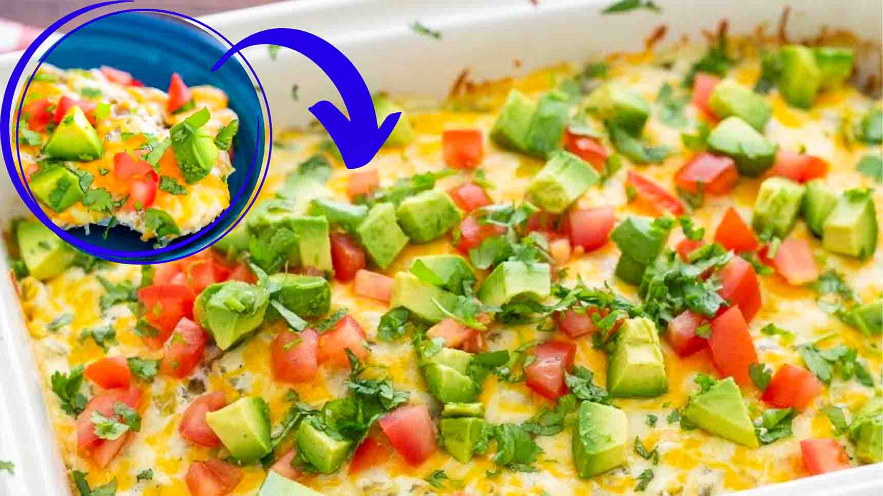 Easy Mexican Chicken Casserole Recipe | DIY Joy Projects and Crafts Ideas