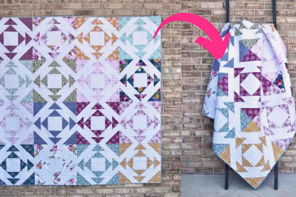 Easy prairie quilt tutorial