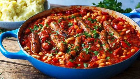 Easy Sausage & Bean Casserole Recipe | DIY Joy Projects and Crafts Ideas