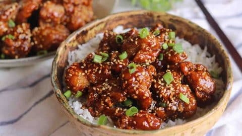Easy Sesame Chicken Recipe | DIY Joy Projects and Crafts Ideas