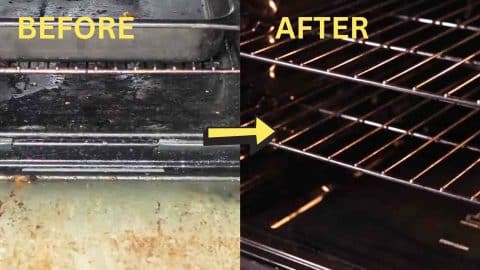 How To Clean Your Oven Fast With Just 2 Ingredients | DIY Joy Projects and Crafts Ideas