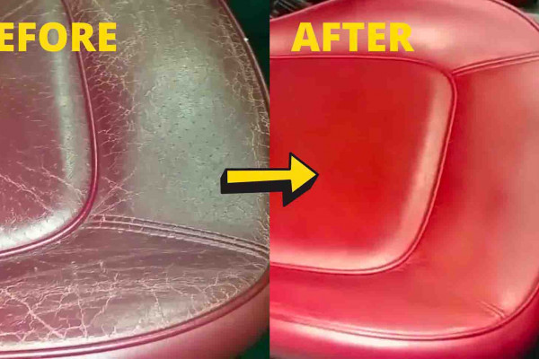 How to fix cracked car leather seat in 10 minutes