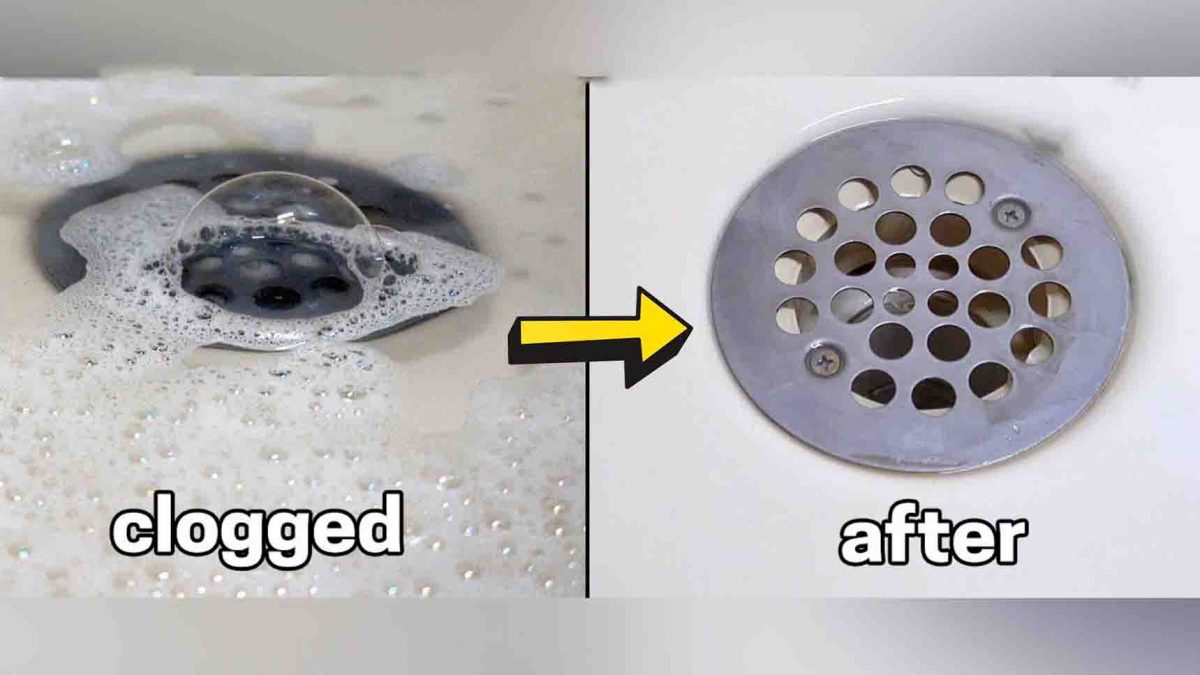 DON'T LIVE with SLOW DRAINS - Make Your Shower Drain like New In 2 Minutes  