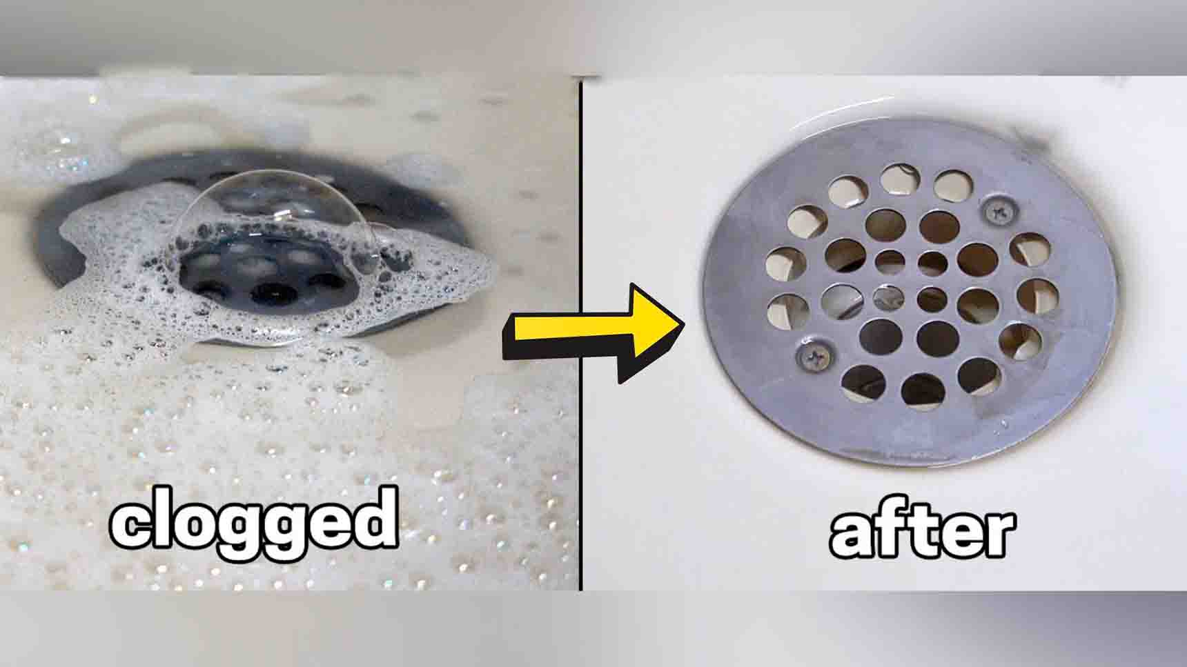How To Easily Remove Shower Drain Cover & UNCLOG DRAIN in 1 MINUTE! -Jonny  DIY 