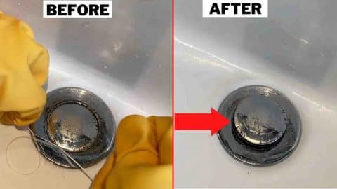 How To Fix Stuck Pop-Up Sink Plug With Dental Floss | DIY Joy Projects and Crafts Ideas