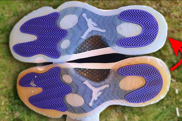 How to restore yellowed shoe soles