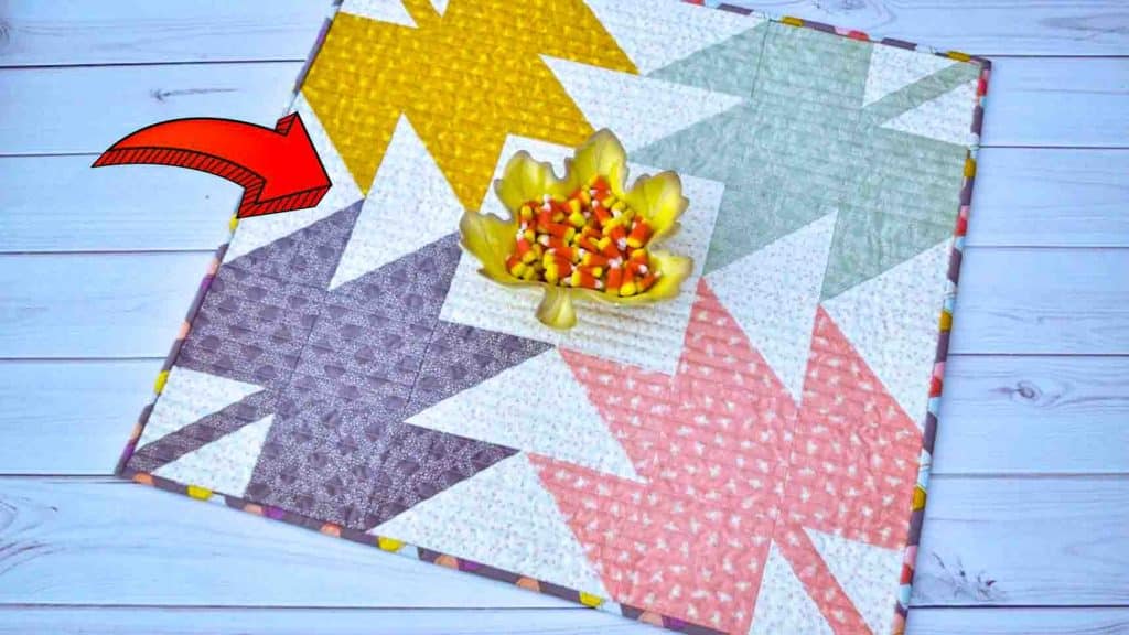 Maple leaf table topper tutorial
